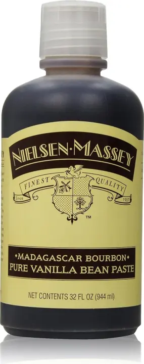 Madagascar Bourbon Vanilla Bean Paste — 32 oz Culinary Jar